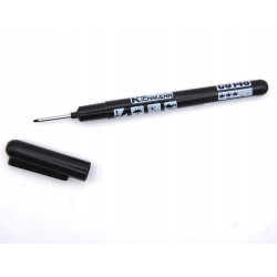 Marker do drewna, do metalu, do plastiku, permanentny czarny RICHMANN 1 szt