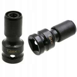 Geko Adapter przejściówka 1/2 1/4 udarowa G15025