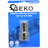 Geko Adapter przejściówka 1/2 1/4 udarowa G15025