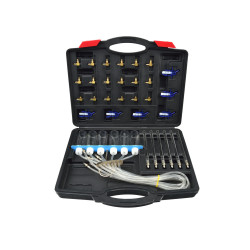GEKO TESTER WTRYSKÓW WTRYSKIWACZY COMMON RAIL MENZURKI WALIZKA 24EL G02655