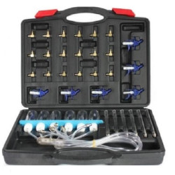 GEKO TESTER WTRYSKÓW WTRYSKIWACZY COMMON RAIL MENZURKI WALIZKA 24EL G02655