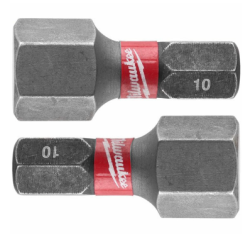Bit udarowy imbusowy SHW HEX 10x25mm 2szt