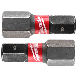 Bit udarowy imbusowy SHW HEX 8x25mm 2szt
