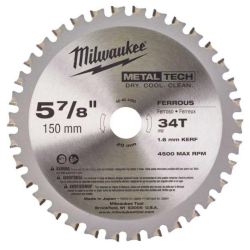 Tarcza do metalu 150x20x1,6x34 Milwaukee 48404080
