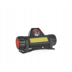 LATARKA CZOŁOWA CZOŁÓWKA Z OBROTOWĄ GŁOWICĄ LED COB 3W + XPE 800mAh