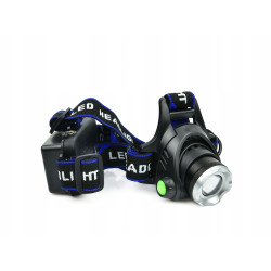 LATARKA CZOŁOWA LED CREE X T6 ZOOM LAMPA CZOŁÓWKA