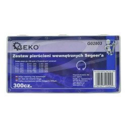 Segery pierścienie osadcze segera wewnętrzne Geko G02803