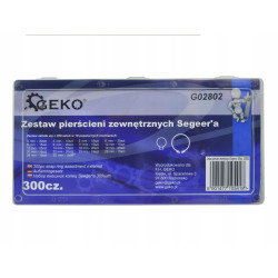 Segery pierścienie osadcze segera zewnętrzne Geko G02802