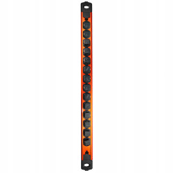 LISTWA SZYNA MAGNETYCZNA NA NASADKI 1/4" DŁUGOŚĆ 410mm WARSZTATOWA SOLIDNA
