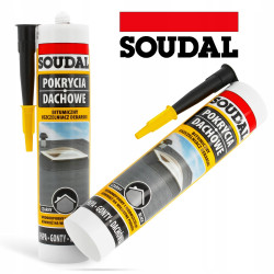 Bitumiczny uszczelniacz dekarski Soudal czarny