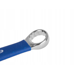 KLUCZE PŁASKO-OCZKOWE POLEROWANE Z GUMOWYM UCHWYTEM 6-32MM 12EL. CRV