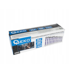KLUCZE PŁASKO-OCZKOWE 6-36mm ZESTAW KLUCZY PŁASKO OCZKOWYCH ETUI POKROWIEC