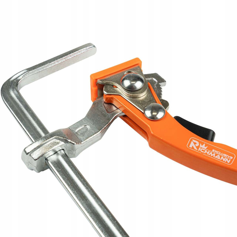 ŚCISK DŹWIGNIOWY DO SZYN 300X60MM METALOWA RĘKOJEŚĆ C2032 RICHMANN ŚCISK DŹWIGNIOWY DO SZYN 300X60MM METALOWA RĘKOJEŚĆ C2032 RICHMANN