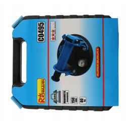 PRZYSSAWKA PRÓŻNIOWA 150MM DO SZYB UDŹWIG 80KG MANOMETR RICHMANN C0495