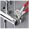 Szczypce Nastawne Uniwersalne Klucz 2w1 do Rur XL 400mm KNIPEX 86 03 400