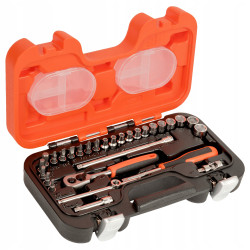 BAHCO S290 ZESTAW GRZECHOTKA + NASADKI 1/4'' Bahco S290, 29 szt.