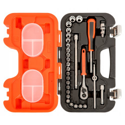 BAHCO S290 ZESTAW GRZECHOTKA + NASADKI 1/4'' Bahco S290, 29 szt.