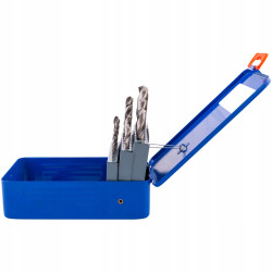 ZESTAW WIERTEŁ METALU HSS 1-13MM 25SZT SOLIDNE WIERTŁA W METALOWEJ KASECIE