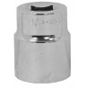 C1526 NASADKA KRÓTKA KLUCZ NASADOWY 26 mm 1/2" 6 -KĄTNA CHROMOWANA RICHMANN