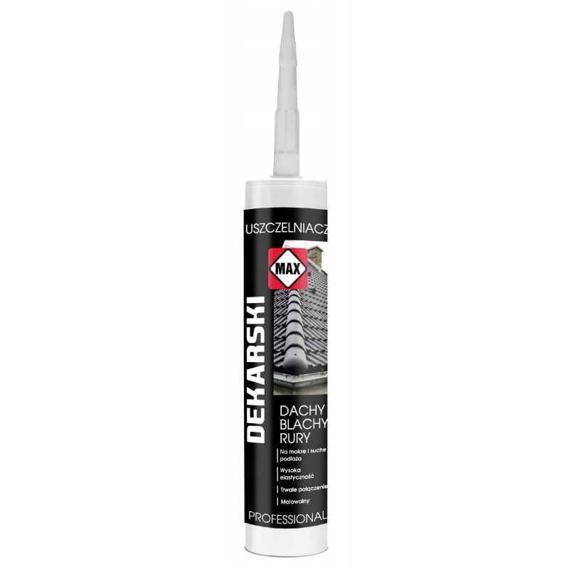 USZCZELNIACZ DEKARSKI bezbarwny MAX 280 ml USZCZELNIACZ DEKARSKI bezbarwny MAX 280 ml