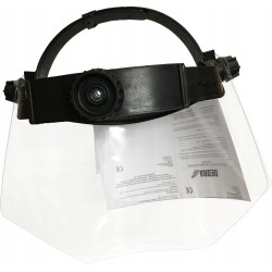 Osłona twarzy z poliwęglanu, przyłbica PCV DEDRA BHST01 gr. 1mm
