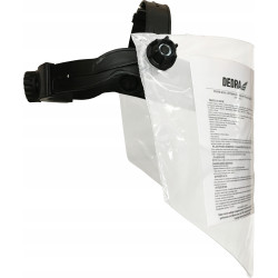 Osłona twarzy z poliwęglanu, przyłbica PCV DEDRA BHST01 gr. 1mm