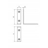 KĄTOWNIK WĄSKI 90X90X20MM 2,0MM KW-7