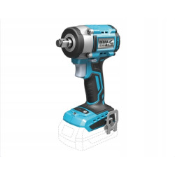 DEDRA KOMPAKTOWY KLUCZ UDAROWY BEZSZCZOTKOWY 350NM 1/2" 18V DED7153 SAS+
