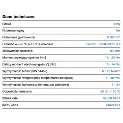 Klej do gwintów , szczeliwo WEICONLOCK AN 305-77 200ml z atestem