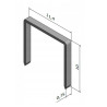 ZSZYWKI TAPICERSKIE ZSZYWACZA STALOWE POLSKIE 10 X 11,4 MM TYP 53 1000 SZTU