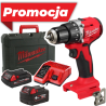 M18 BLPDRC-422C - Kompaktowa wiertarko-wkrętarka udarowa 60,5 Nm, 18 V, w walizce, 2.0 i 4.0 Ah + ładowarka, 4933492825