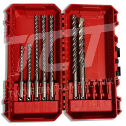 Zestaw wierteł udarowych do betonu SDS-Plus MX4, 4-ostrzowe, 5-12 mm (7 szt.) 4932492113