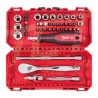 Zestaw nasadek 1/4" z grzechotką i bity (38 szt.) Milwaukee 4932498381