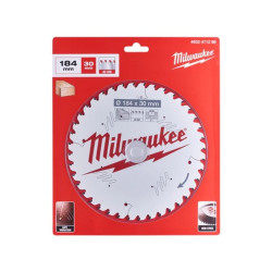 Milwaukee Tarcza pilarska do drewna 184X30X1.6X24