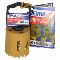 Otwornica Bimetalowa Dedra BI-METAL | 40 mm Do Stali i Drewna