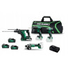 DS18DE + WH18DC + G1813DA + DH1826DA, 3 x akumulator BSL1850MA, ładowarka UC18YFSL x 1 szt torba transportowa