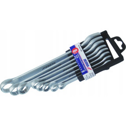KLUCZE PŁASKO-OCZKOWE 8SZT 8-22MM DEDRA 1403