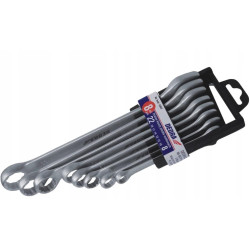 KLUCZE PŁASKO-OCZKOWE 8SZT 6-19MM DEDRA 1401