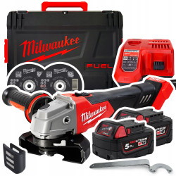 M18FSAG125XB-502XC SZLIFIERKA KĄTOWA XXX 4933478430Akumulator 5,0Ah X 2Ładowarka M12-18FC