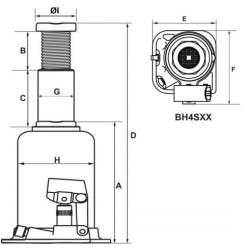 PODNOŚNIK BUTELKOWY 6T BH4G6 BAHCO