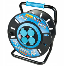 Przedłużacz bębnowy plastik  25M 3X1,5 H05VV-F C5986 RICHMANN