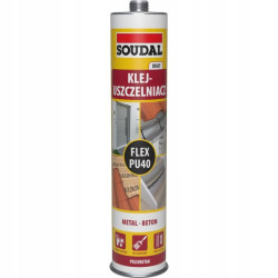 Klej-uszczelniacz FLEX PU 40 WHITE  biały 300ml SOUDAL 158304