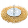 Szczotka Tarczowa 100mm na Wiertarkę | Richmann C4317 | Drut Stalowy