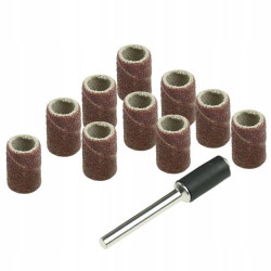 Taśmy Szlifierskie 6.3mm K60 K120 | Zestaw 11szt | DEDRA 08T600