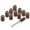 Taśmy Szlifierskie 6.3mm K60 K120 | Zestaw 11szt | DEDRA 08T600
