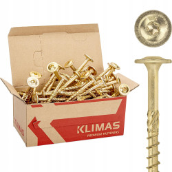 WKCP-08140 Wkręt ciesielski z łbem talerzowym 8x140 (25szt)