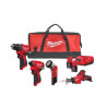 Zestaw Milwaukee M12 BLPP4A-202B | 4 Narzędzia Bezszczotkowe 12V