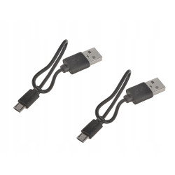 Lampka rowerowa USB IP54 przód + tył K02311