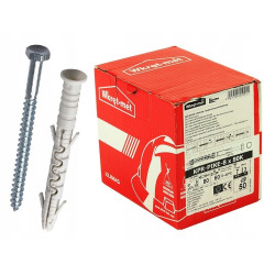 Kołki Ramowe KPR-PIKE 8x120 mm z Łbem Sześciokątnym | 50 szt