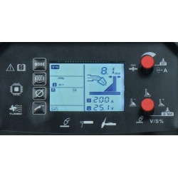 TECNO MIG 205 LCD MIG/TIG/MMA SYNERGIC 4x4